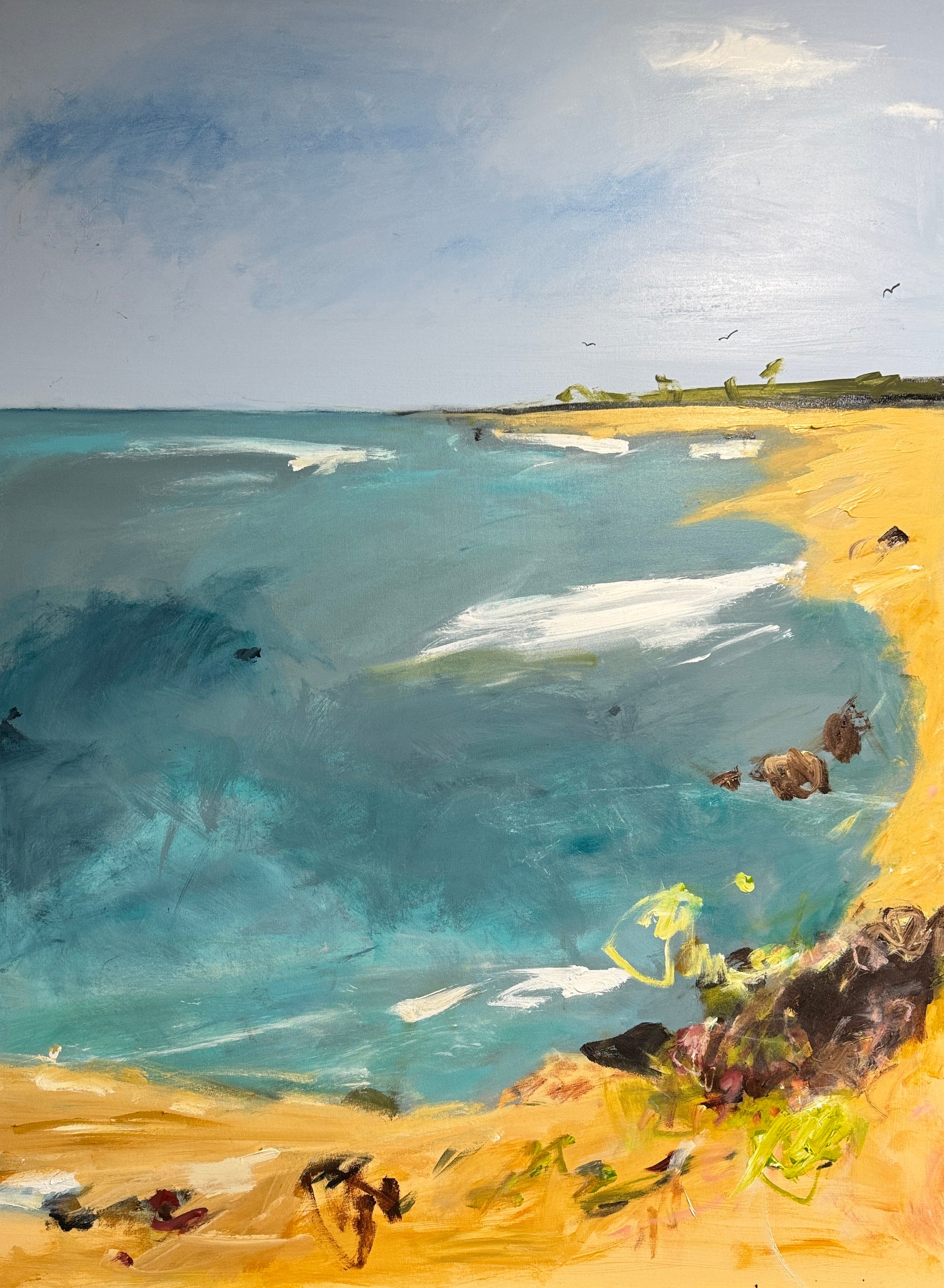 Coastal Vibe- Framed