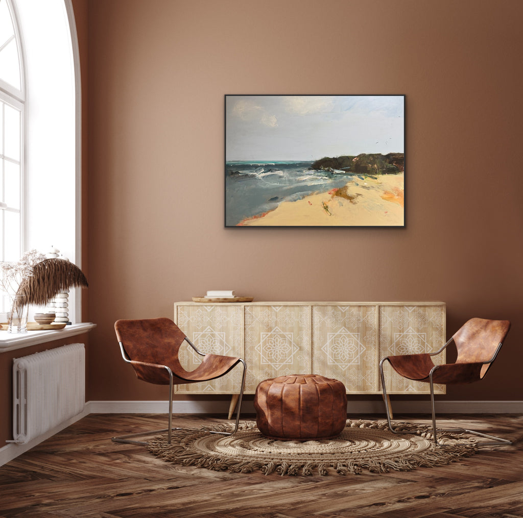 Beachside - Serene Contemplation