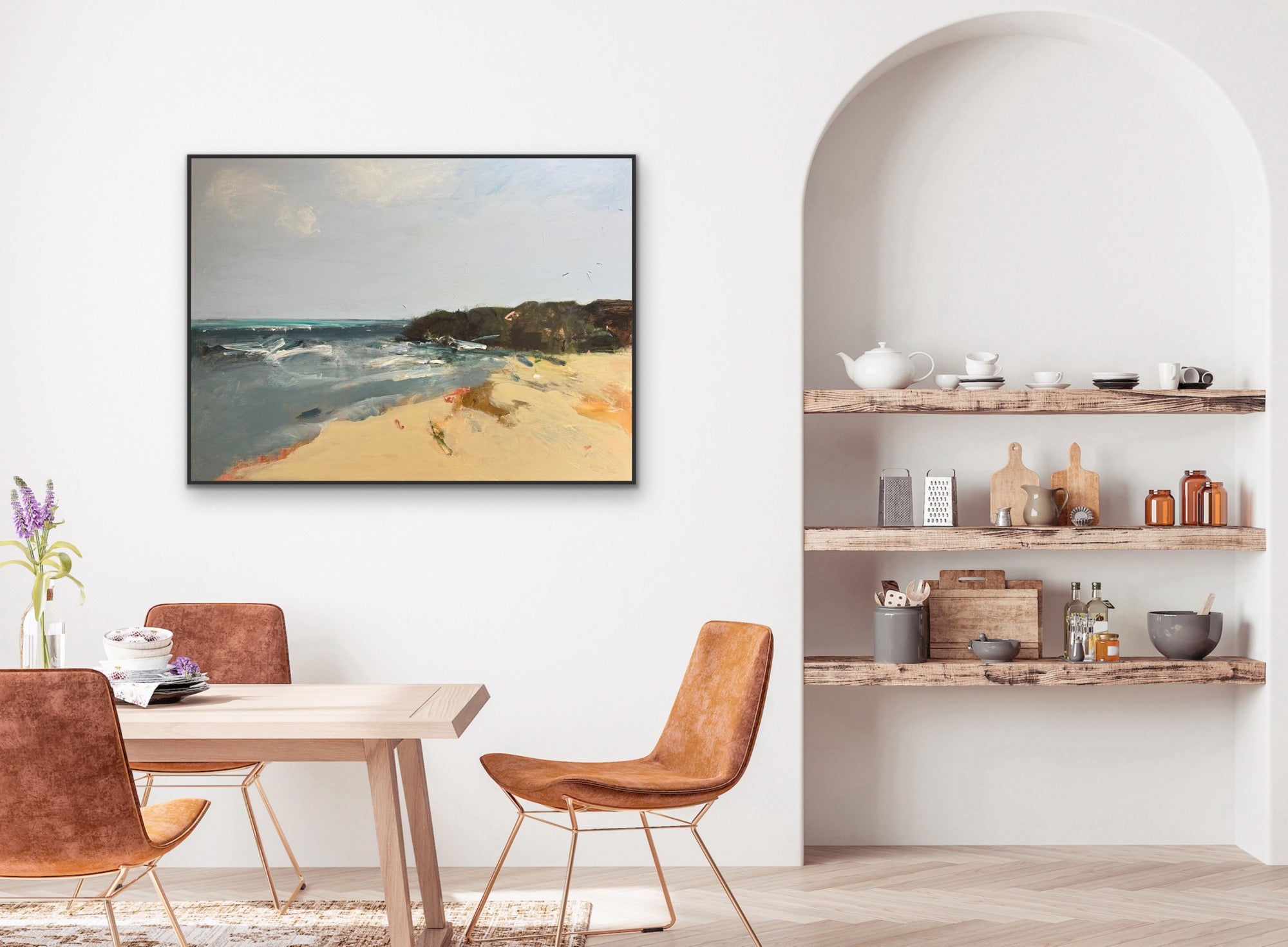 Beachside - Serene Contemplation