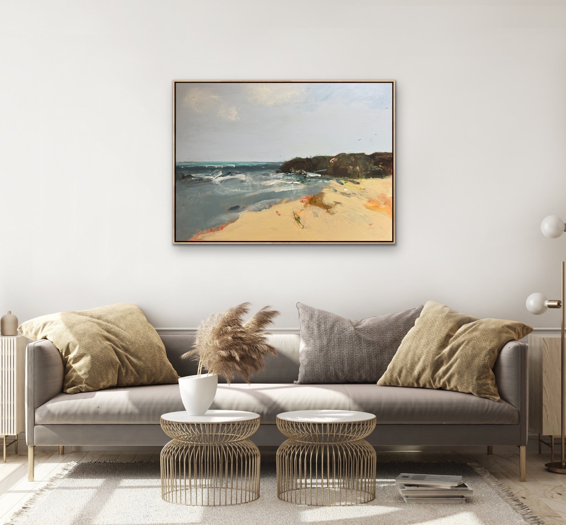 Beachside - Serene Contemplation