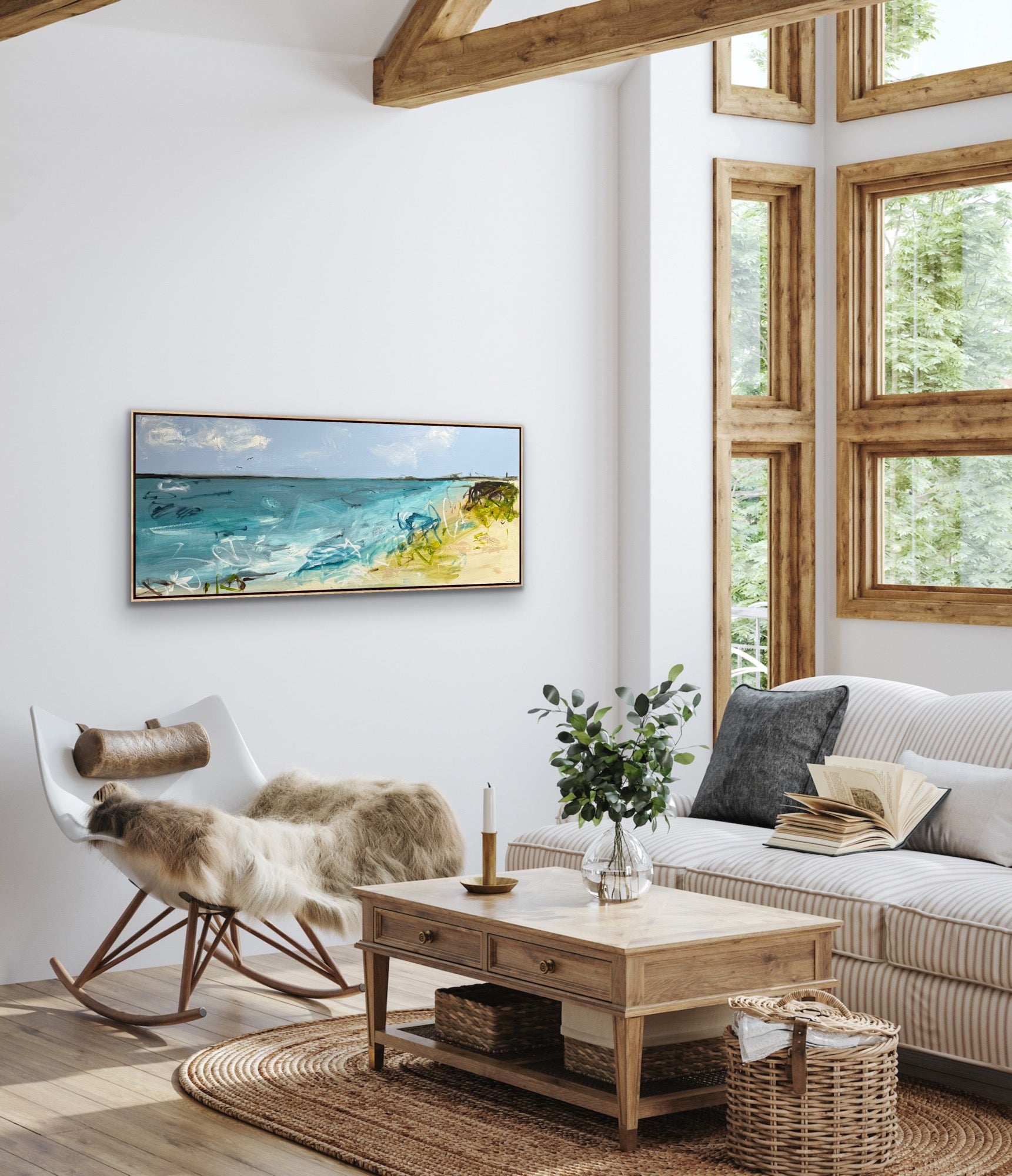 Beachside Glory - Framed