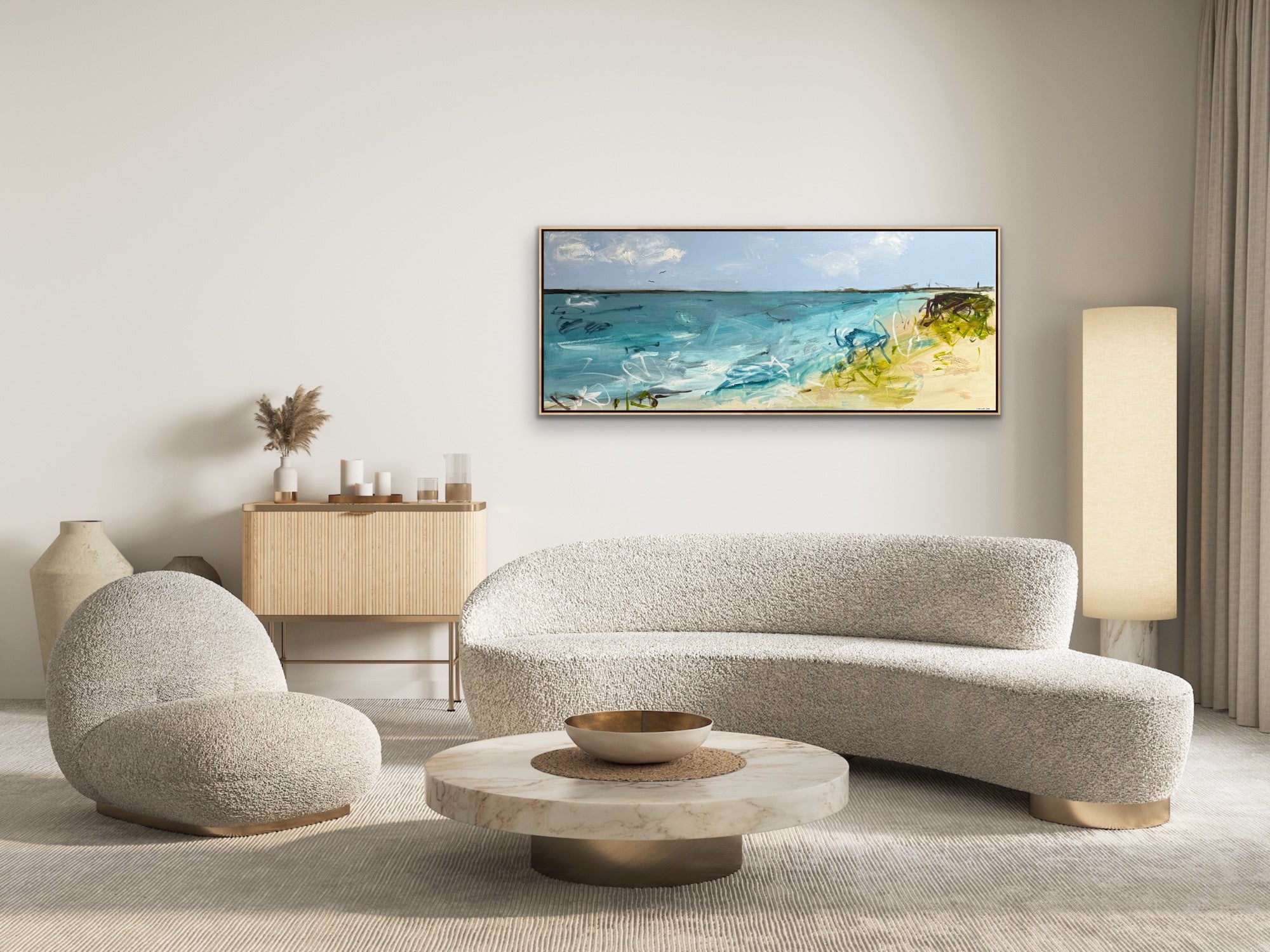 Beachside Glory - Framed