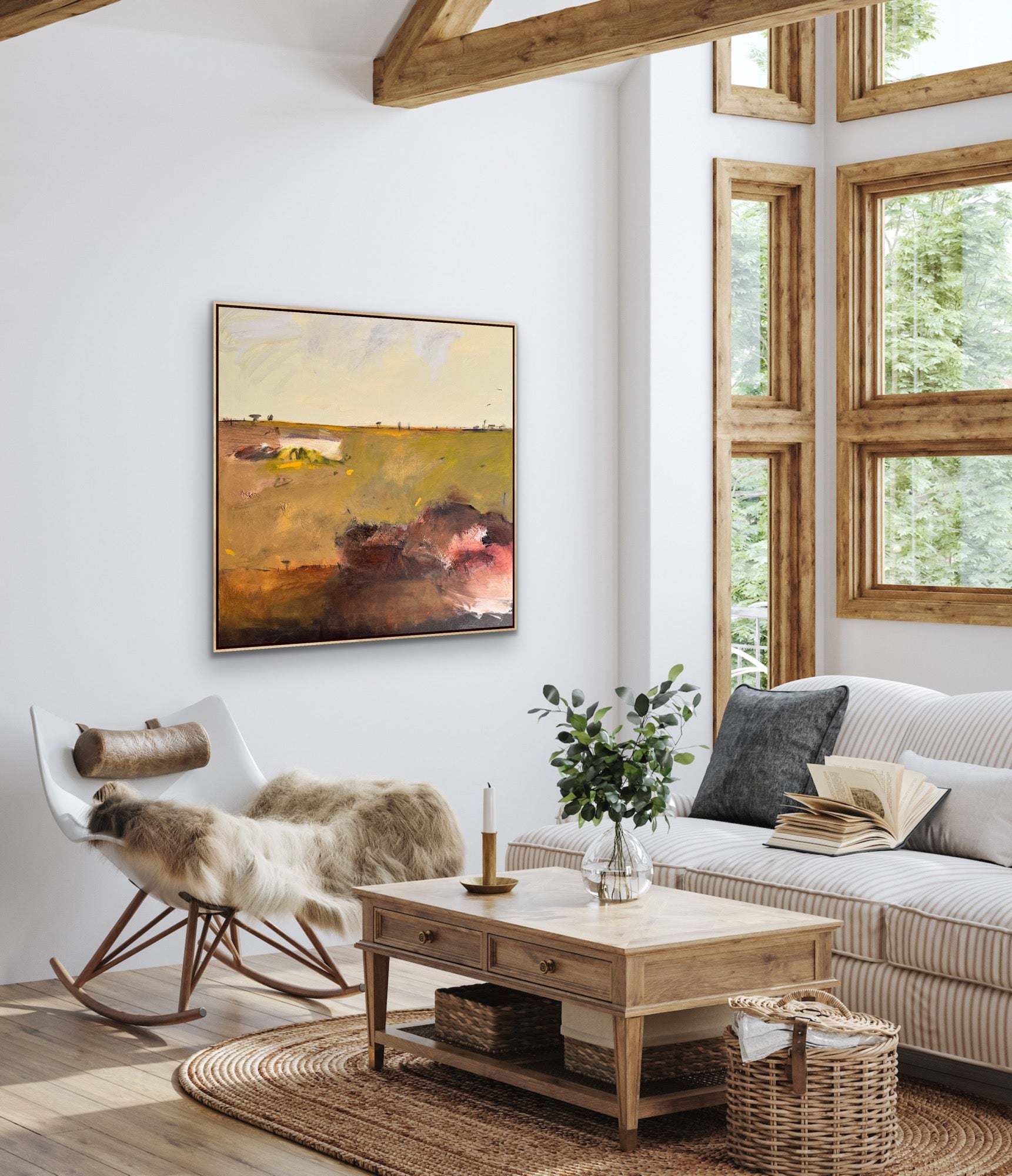 Countryside - Ochre and Stillness