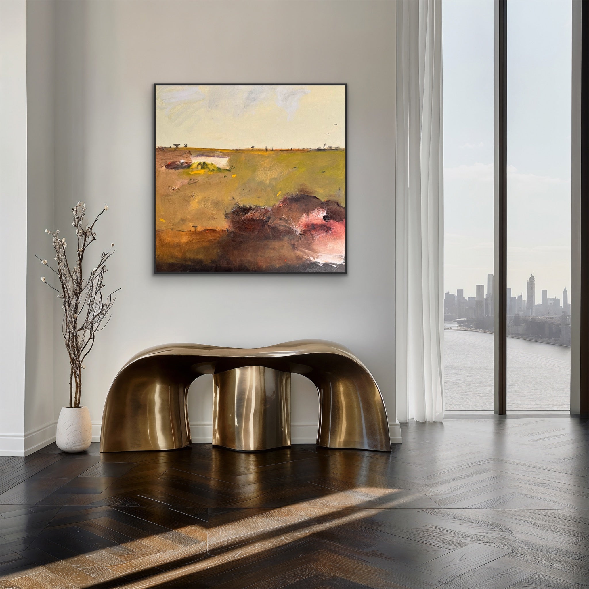 Countryside - Ochre and Stillness