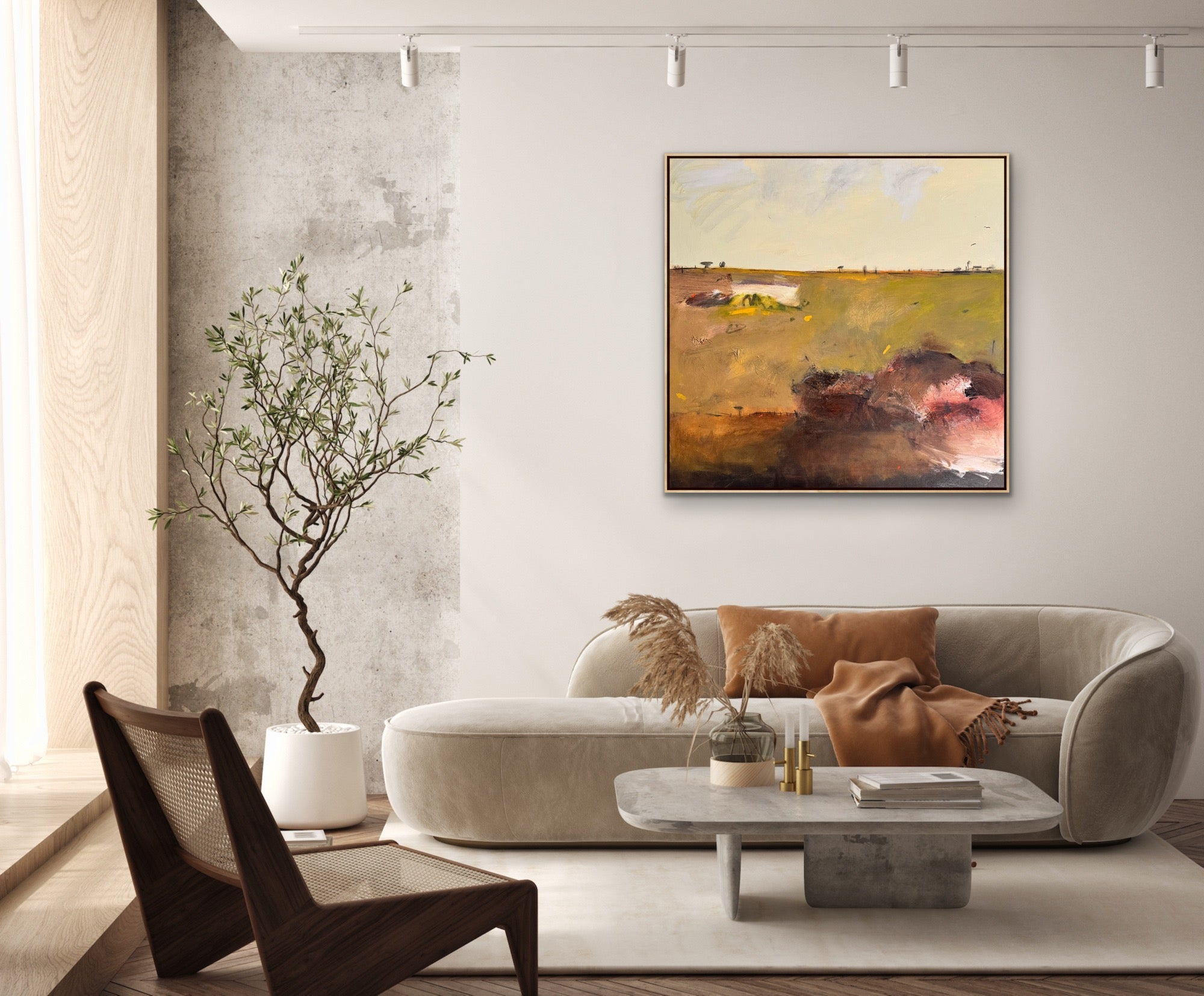 Countryside - Ochre and Stillness