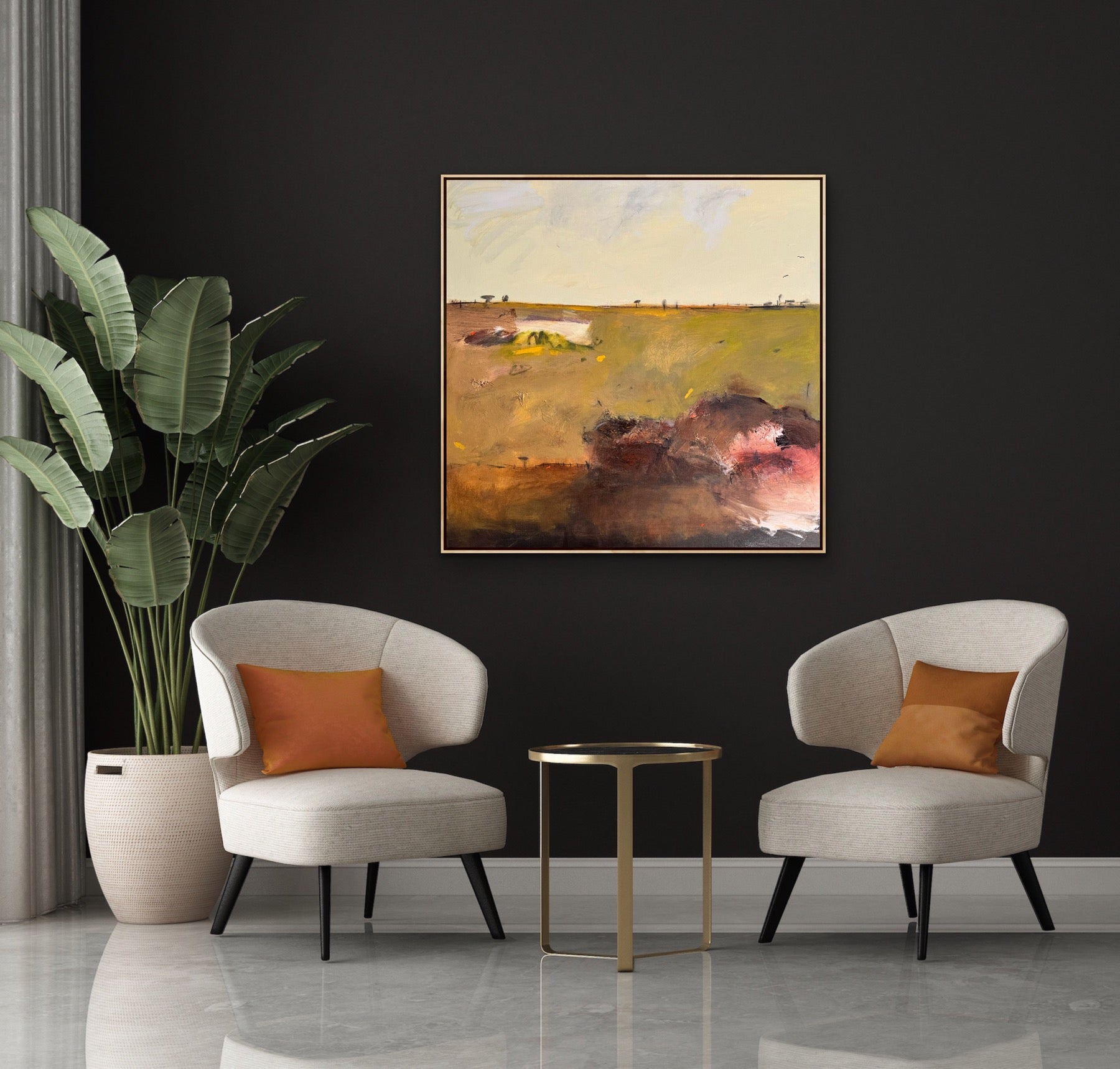 Countryside - Ochre and Stillness