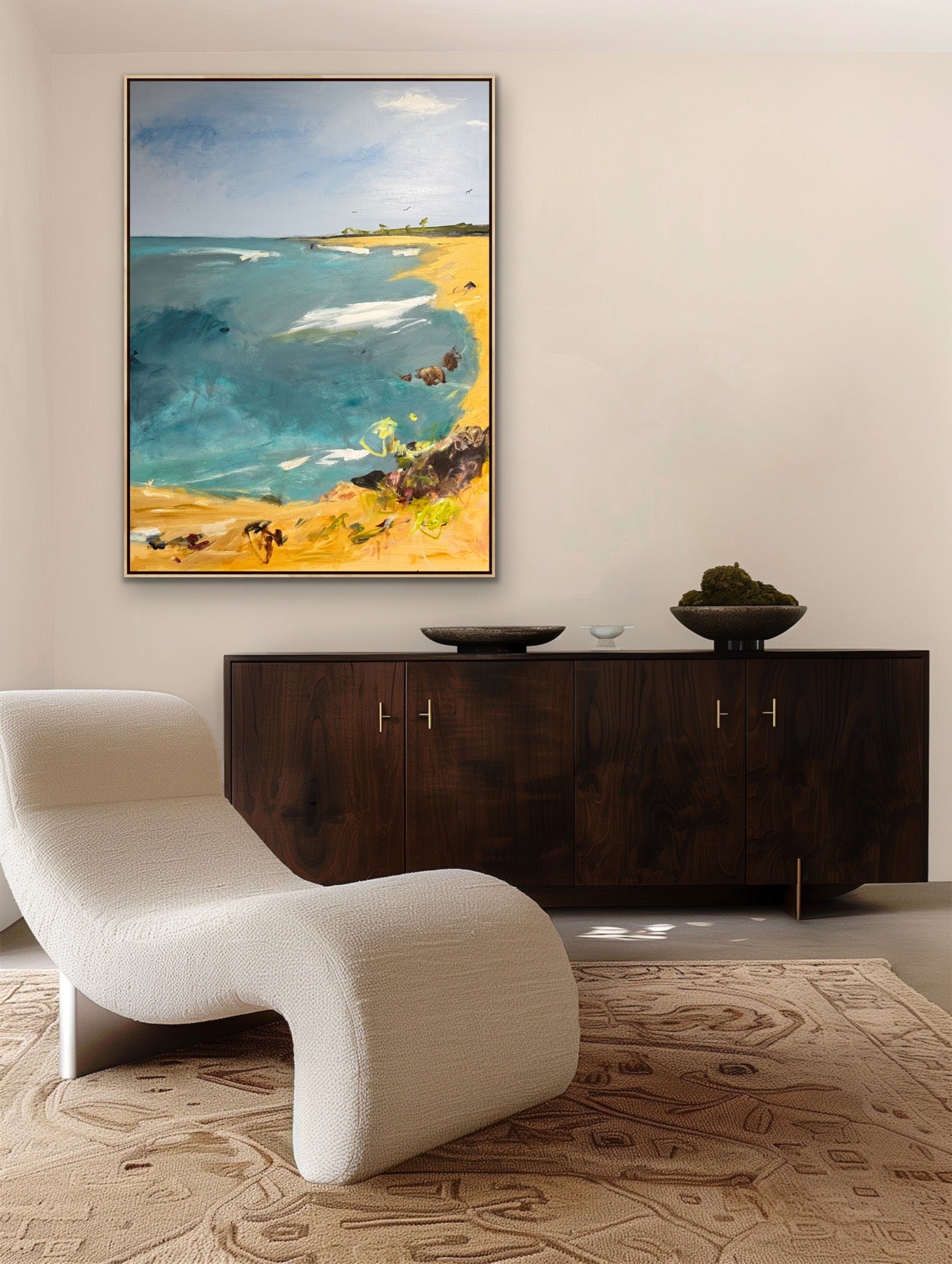 Coastal Vibe- Framed