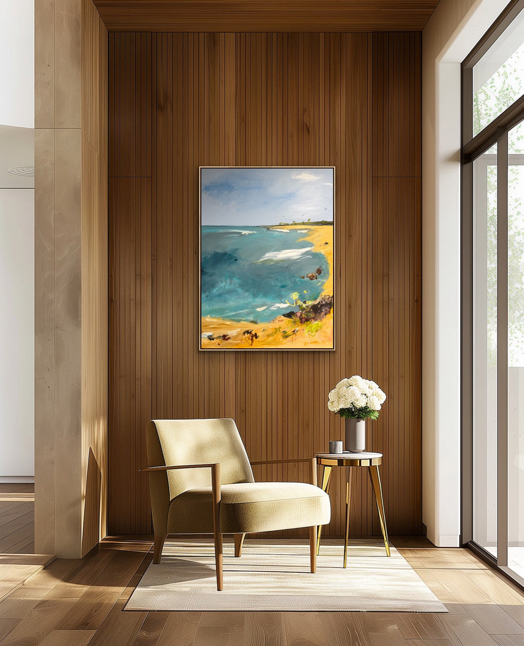 Coastal Vibe- Framed