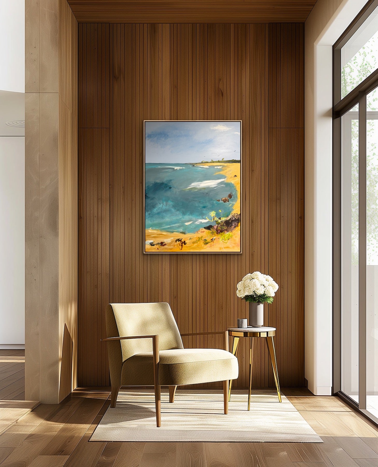 Coastal Vibe- Framed