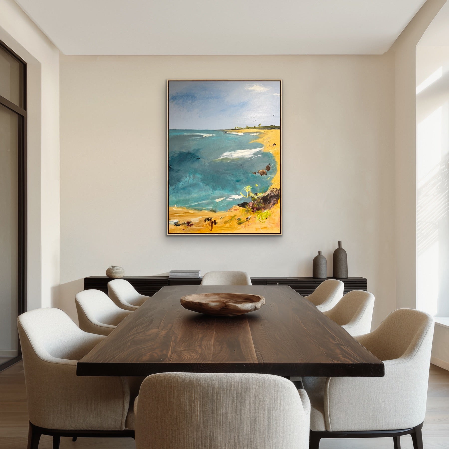 Coastal Vibe- Framed